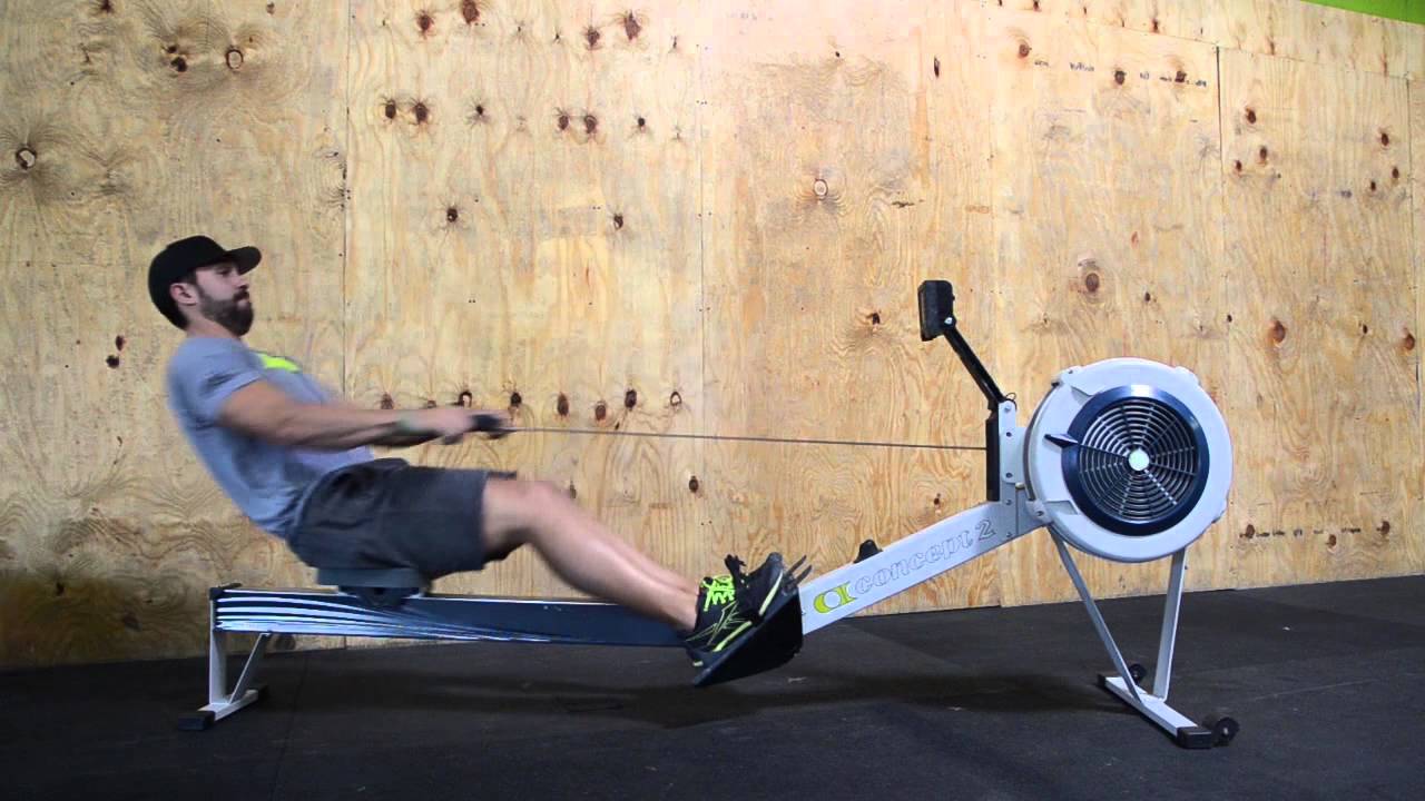 rowing on concept 2